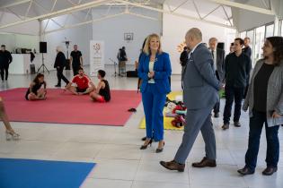 Visita de la intendenta Carolina Cosse al Centro De Rehabilitación de Adicciones Crea Vida