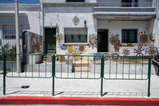 Recorrida por obras en la escuela Nº 212  por el programa Camino a Clase