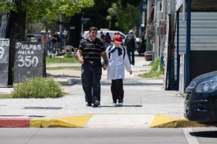 Recorrida por obras en la escuela Nº 212  por el programa Camino a Clase