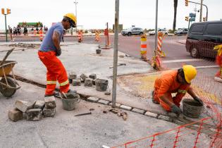 Avance de obras en espacio Libre Ruben Darío ,10 de noviembre de 2023