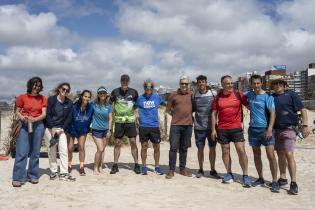 Jornada de limpieza en playa Malvín