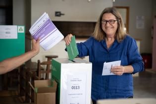 Elecciones del Presupuesto Participativo y Concejos Vecinales en el club Guruyú Waston, Municipio B