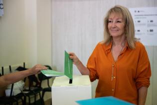 Elecciones del Presupuesto Participativo y Concejos Vecinales en el club Casal Catalá, Municipio CH