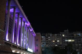  Intervención en la explanada de la intendencia en el marco de Noviembre, mes por una vida libre de violencia