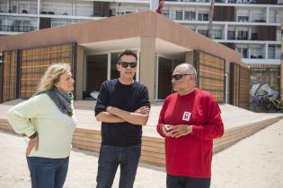 Inicio de temporada de guardavidas en la playa Pocitos