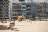 Inicio de temporada de guardavidas en la playa Pocitos