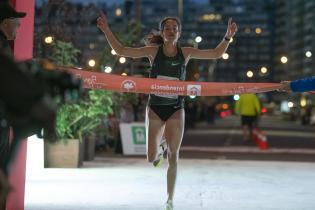 Llegada de ganadoras y ganadores de la carrera San Felipe y Santiago