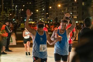 Llegada de ganadoras y ganadores de la carrera San Felipe y Santiago