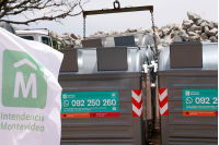 Anuncios sobre cambio en el sistema de recolección de residuos en Punta Carretas y Parque Rodó,  21 de noviembre de 2023