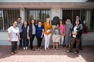 Visita de la intendenta Carolina Cosse al Cottolengo Femenino Don Orione