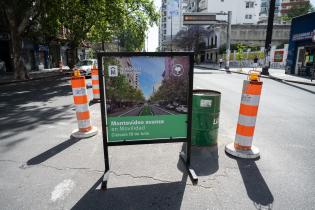 Avance de obras en ciclovía de Avda. 18 de Julio Avance de obras en ciclovía de Avda. 18 de Julio