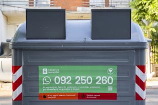 Nuevos contenedores colocados en la zona de Punta Carretas Nuevos contenedores colocados en la zona de Punta Carretas