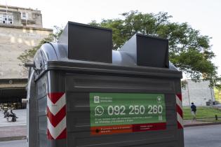 Nuevos contenedores colocados en la zona de Punta Carretas Nuevos contenedores colocados en la zona de Punta Carretas