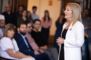 Intendenta Carolina Cosse participa de la rendición de tercer año de gestión con gabinete ampliado