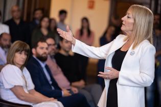 Intendenta Carolina Cosse participa de la rendición de tercer año de gestión con gabinete ampliado