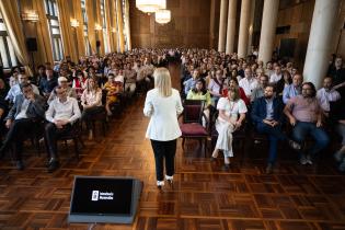 Intendenta Carolina Cosse participa de la rendición de tercer año de gestión con gabinete ampliado