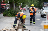 Obras de tránsito adaptativo en 21 de Setiembre