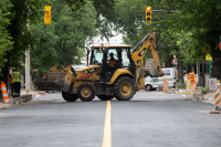 Obras de tránsito adaptativo en 21 de Setiembre