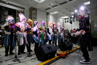 Festivo, festival inclusivo, en el atrio de la Intendencia de Montevideo