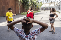 Actividad con infancias sobre cine en el marco del mes de las migraciones