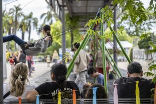 Cierre de talleres de Montevideo a Jugar en el parque de la Amistad