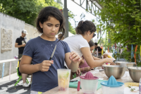 Cierre de talleres de Montevideo a Jugar en el parque de la Amistad