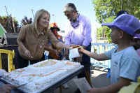 Festejos por el 10° aniversario de la plaza Casavalle