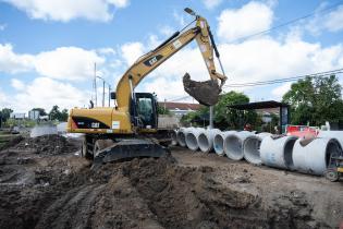 Avance de obras en Av. Don Pedro de Mendoza entre Teniente Rinaldi y Camino Capitán Tula Avance de obras en Av. Don Pedro de Mendoza entre Teniente Rinaldi y Camino Capitán Tula