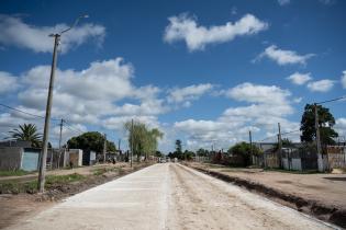 Avance de obras en Av. Don Pedro de Mendoza entre Teniente Rinaldi y Camino Capitán Tula