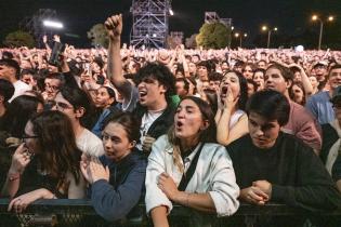 Recital de Fito Páez en la Rambla Punta Carretas