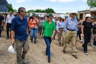 Intendenta Carolina Cosse recorre obras del proyecto de relocalización del asentamiento Santa María Eugenia Intendenta Carolina Cosse recorre obras del proyecto de relocalización del asentamiento Santa María Eugenia ,11 de diciembre de 2023