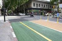 Ciclovía en San José y Carlos Quijano