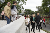 Inauguración del parque Villa Dolores