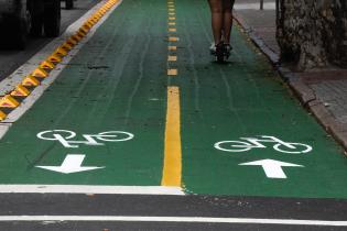 Ciclovía en San José y Carlos Quijano. Ciclovía en San José y Carlos Quijano, 19 de diciembre de 2023