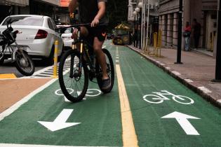 Ciclovía en San José y Carlos Quijano. Ciclovía en San José y Carlos Quijano, 19 de diciembre de 2023