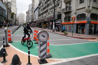 Ciclovía en Av. 18 de Julio y Carlos Quijano. Ciclovía en Av. 18 de Julio y Carlos Quijano , 19 de diciembre de 2023