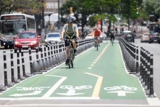 Ciclovía en 18 de Julio