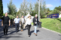 Inauguración de maquina productora de agua potable en el Teatro de Verano