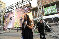 Inauguración de la ciclovía de Av. 18 de julio