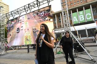 Inauguración de la ciclovía de Av. 18 de julio Inauguración de la ciclovía de Av. 18 de julio