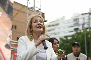 Inauguración de la ciclovía de Av. 18 de julio