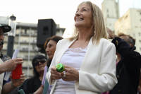 Inauguración de la ciclovía de Av. 18 de julio