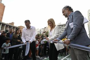 Inauguración de la ciclovía de Av. 18 de julio