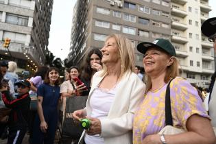 Inauguración de la ciclovía de Av. 18 de julio