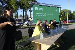 Presentación de proyecto de saneamiento y drenaje pluvial en el barrio Bola de Nieve