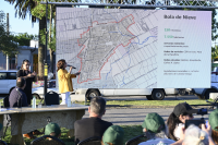 Presentación de proyecto de saneamiento y drenaje pluvial en el barrio Bola de Nieve