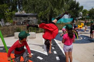 Inauguración de espacio público en el barrio Los milagros Inauguración de espacio público en el barrio Los milagros