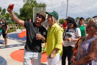 Inauguración de espacio público en el barrio Los milagros Inauguración de espacio público en el barrio Los milagros