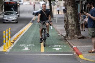 Ciclovía en calle San José Ciclovía en calle San José