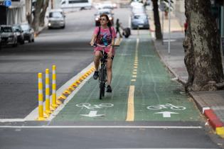 Ciclovía en calle San José Ciclovía en calle San José